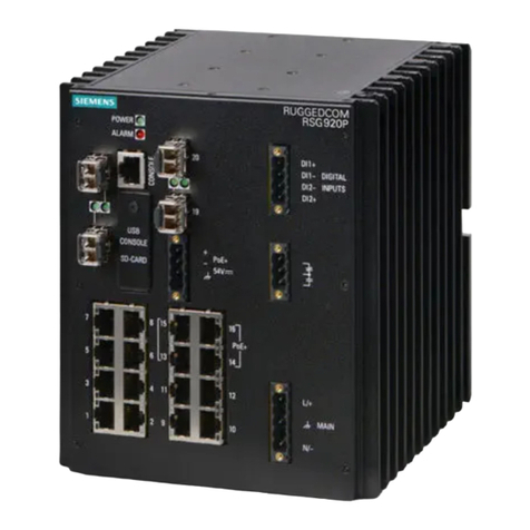 Siemens RUGGEDCOM RSG920P User manual