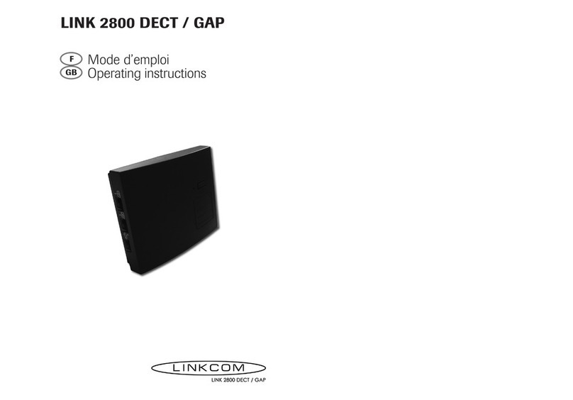 Linkcom LINK 2800 DECT operating instructions