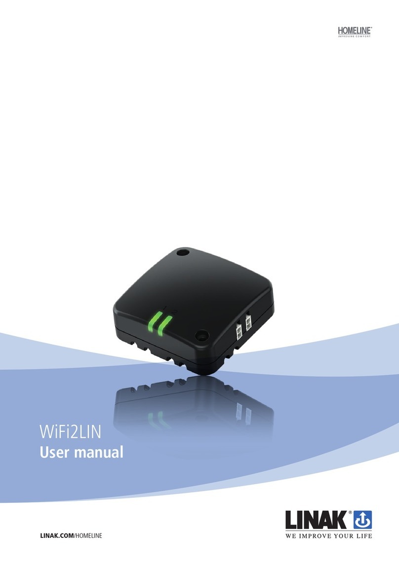 Linak HOMELINE WiFi2LIN user manual