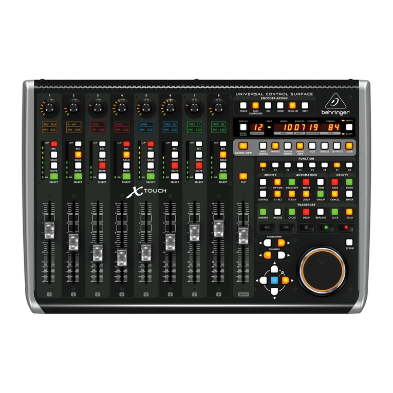 Behringer X-TOUCH ONE Documentation