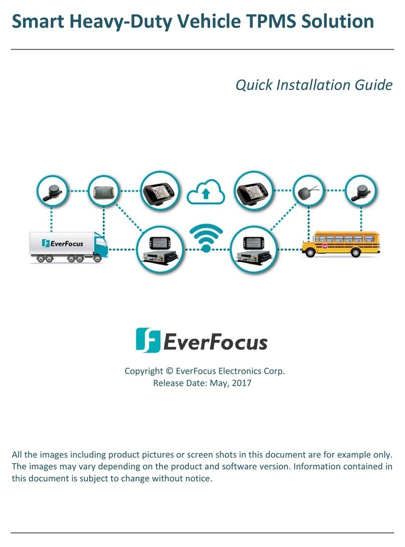 EverFocus Smart Heavy-Duty Vehicle TPMS Solution Quick installation guide EverFocus Smart Heavy-Duty Vehicle TPMS Solution Quick installation guide
