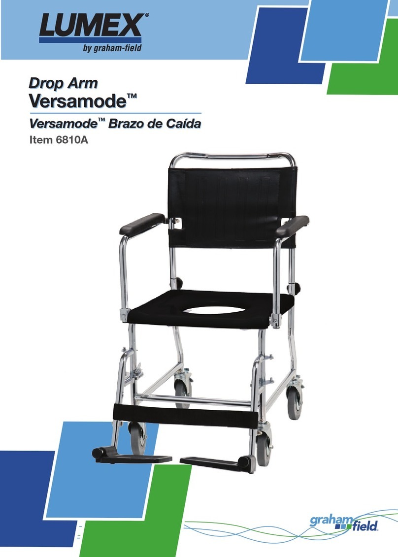 Graham Field LUMEX Versamode Drop Arm User manual Graham Field LUMEX Versamode Drop Arm User manual