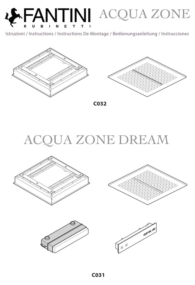 Fantini Rubinetti Aqua Zone C032 instructions