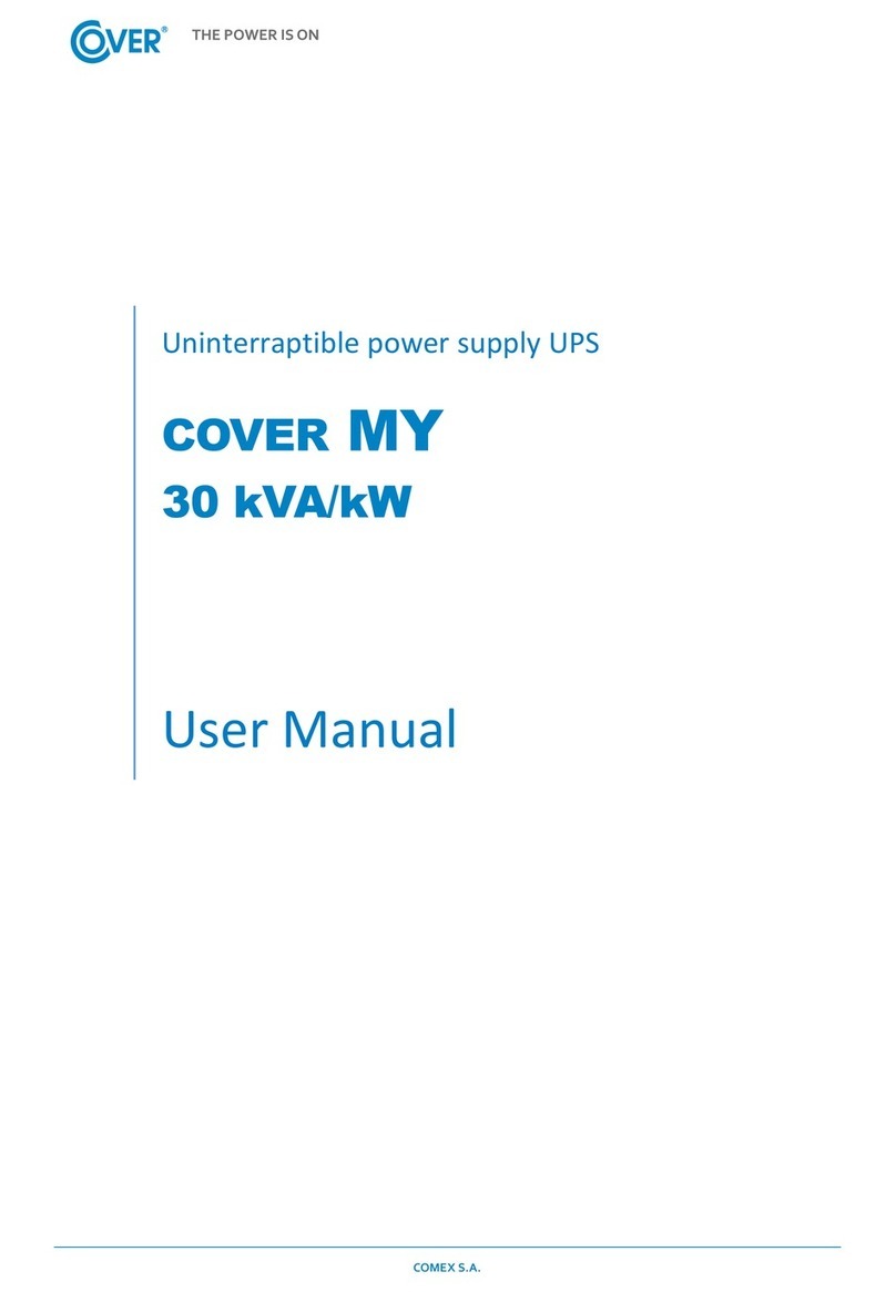 COMEX COVER MY 30k user manual