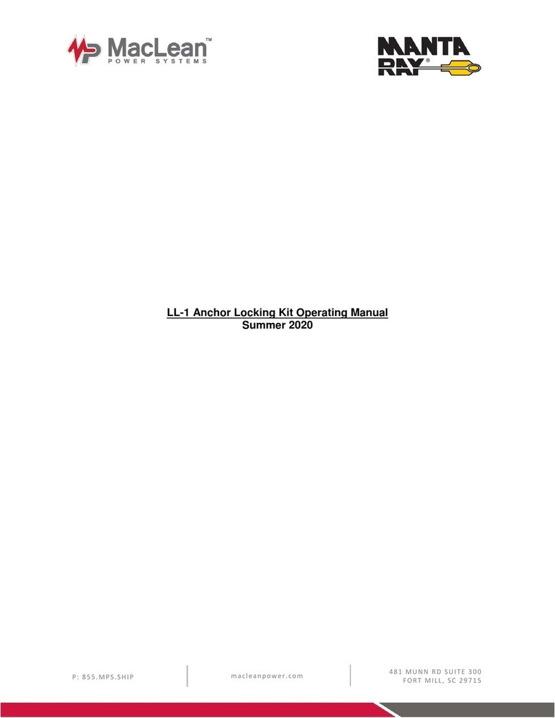Maclean Manta Ray LL-1 User manual