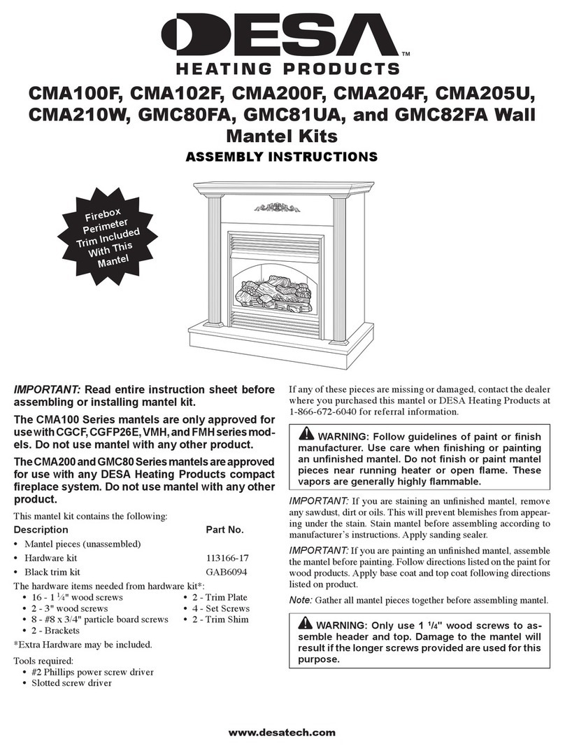 Desa CMA100F User manual