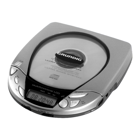 Grundig CDP 180 User manual Grundig CDP 180 User manual