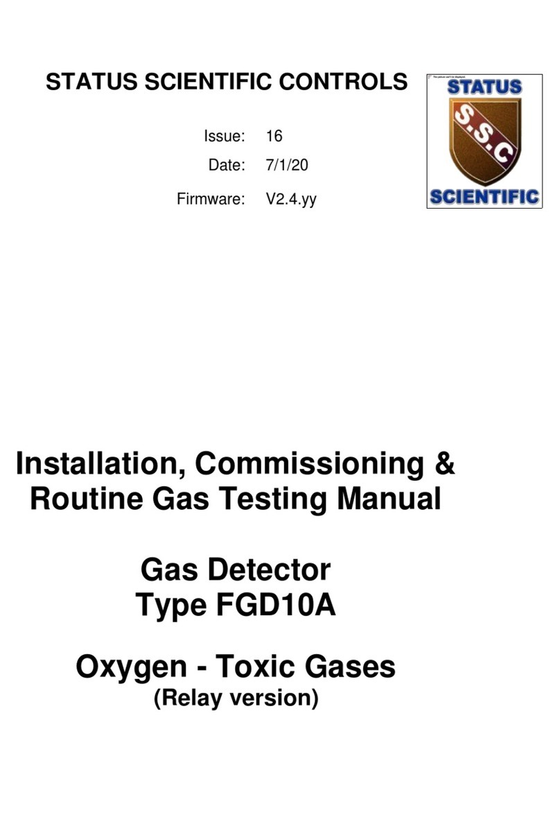 STATUS SCIENTIFIC CONTROLS FGD10A User manual