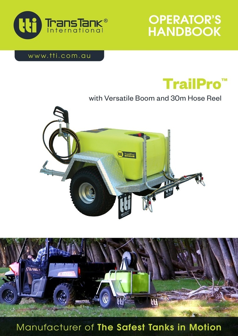TTI TrailPro Operator's handbook