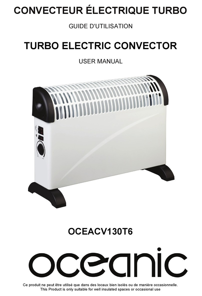 Oceanic OCEACV130T6 User manual