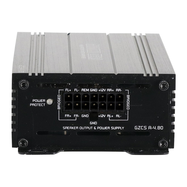 Ground Zero GZCS A-4.80 User manual