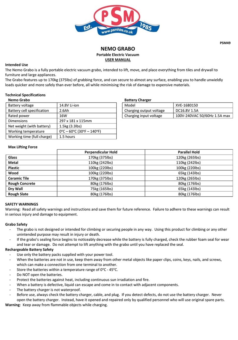 PSM NEMO GRABO user manual