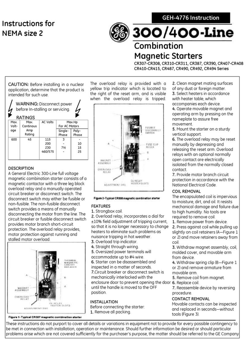 GE GuardSwitch 300 Series instructions