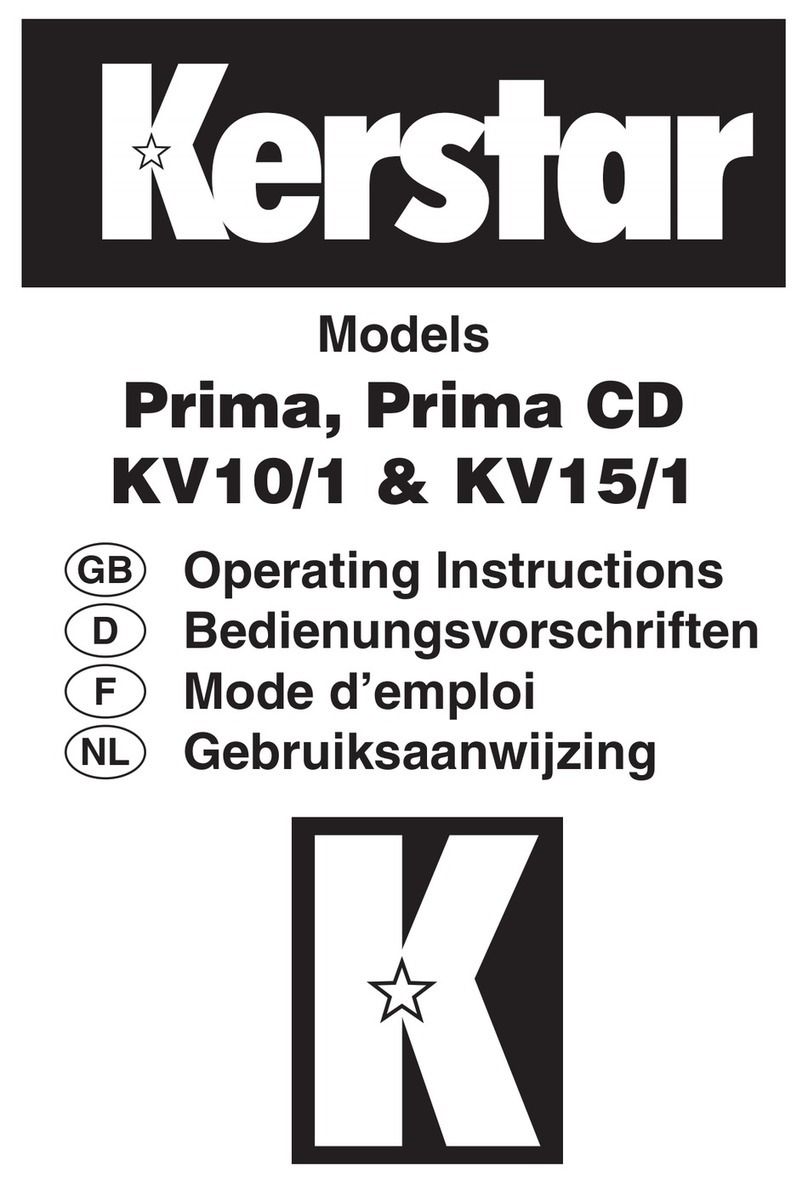 Kerstar Prima User manual