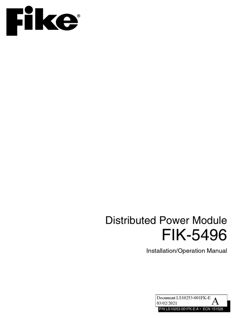 Fike FIK-5496 User manual