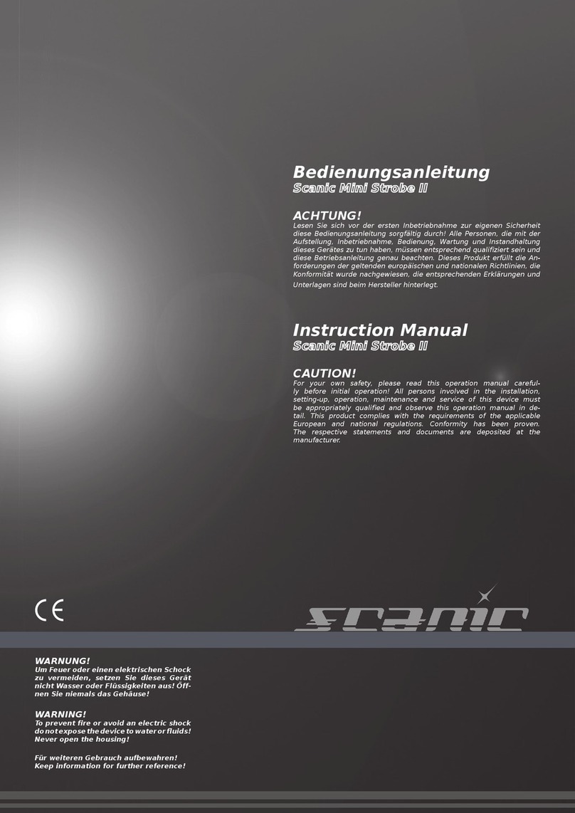 Scanic Mini Strobe II instruction manual