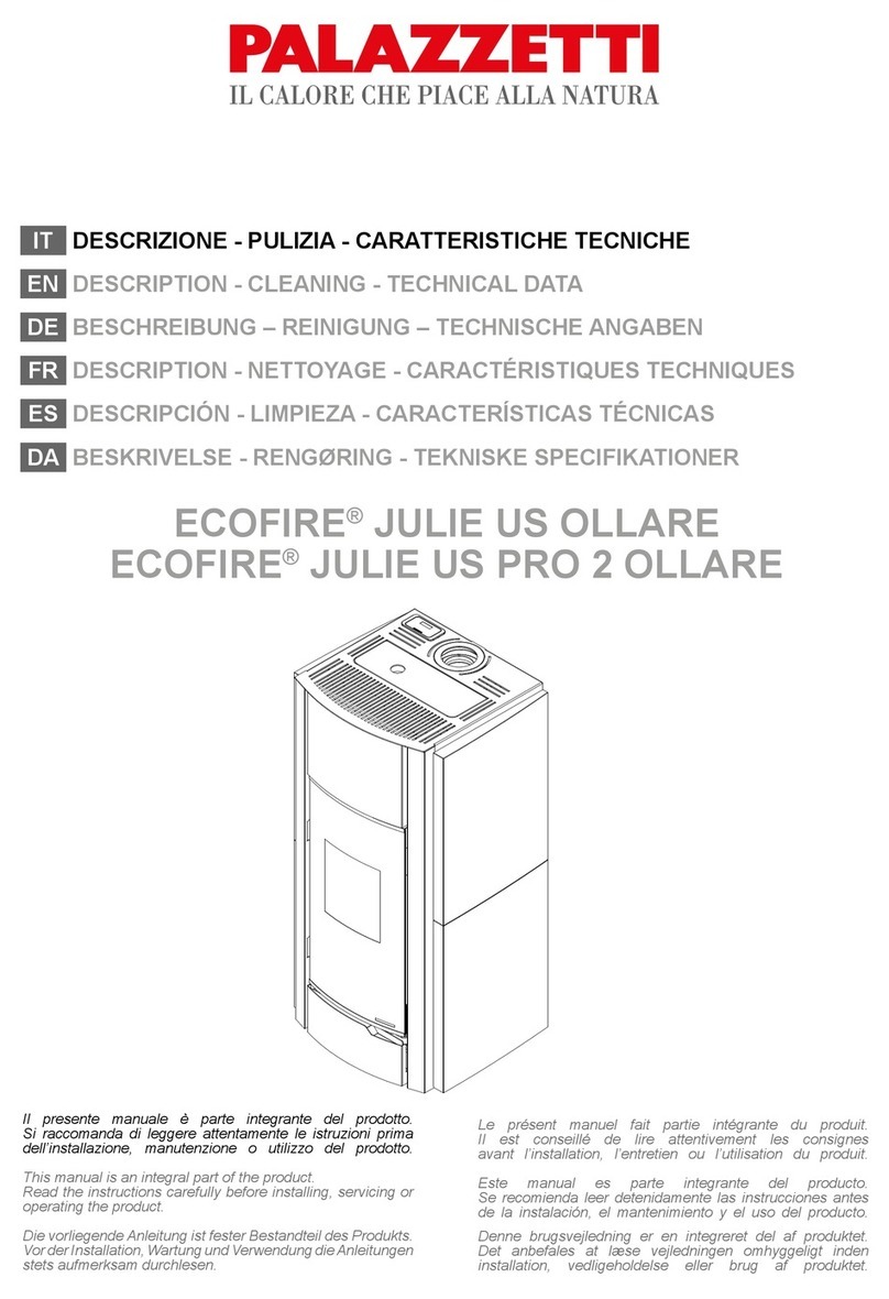 Palazzetti ECOFIRE JULIE US OLLARE User manual