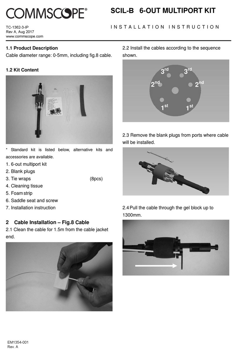 CommScope SCIL-B User manual