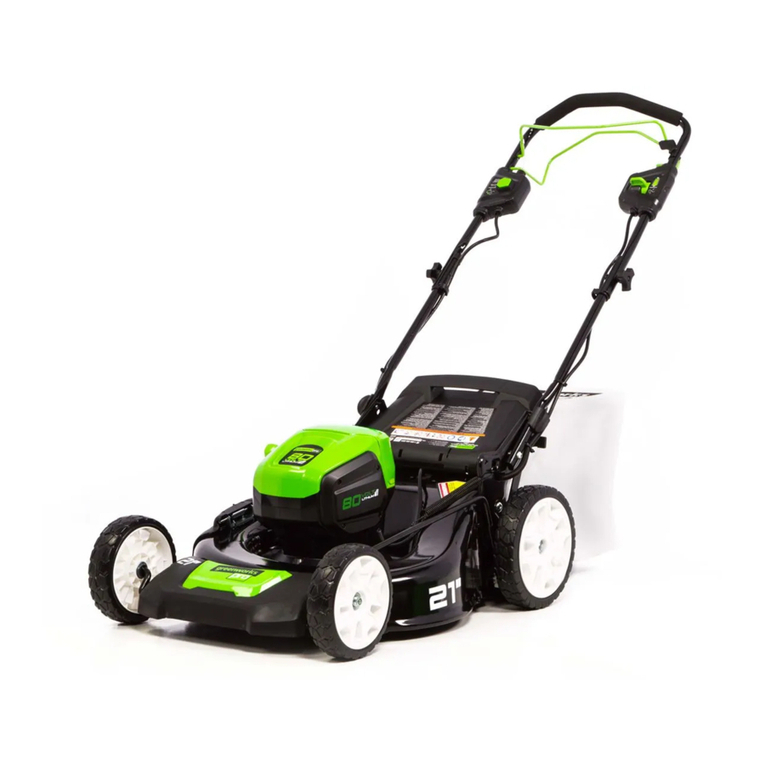 GreenWorks Pro LMB408 Operator's manual