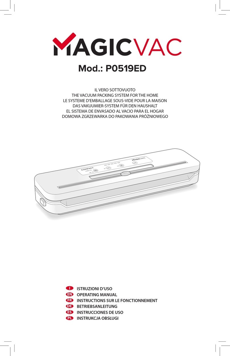 Magic Vac P0519ED operating manual