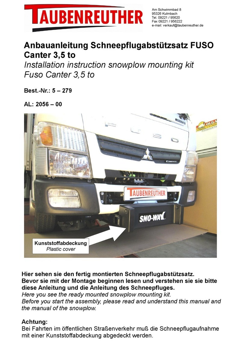 TAUBENREUTHER 5-279 Installation instruction