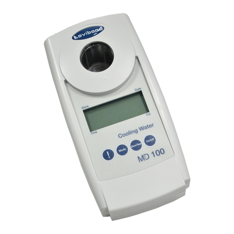 Tintometer Lovibond MD100 User manual