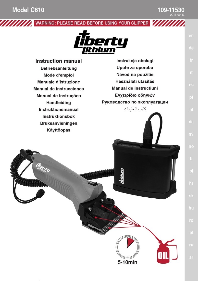 Liberty Lithium C610 instruction manual
