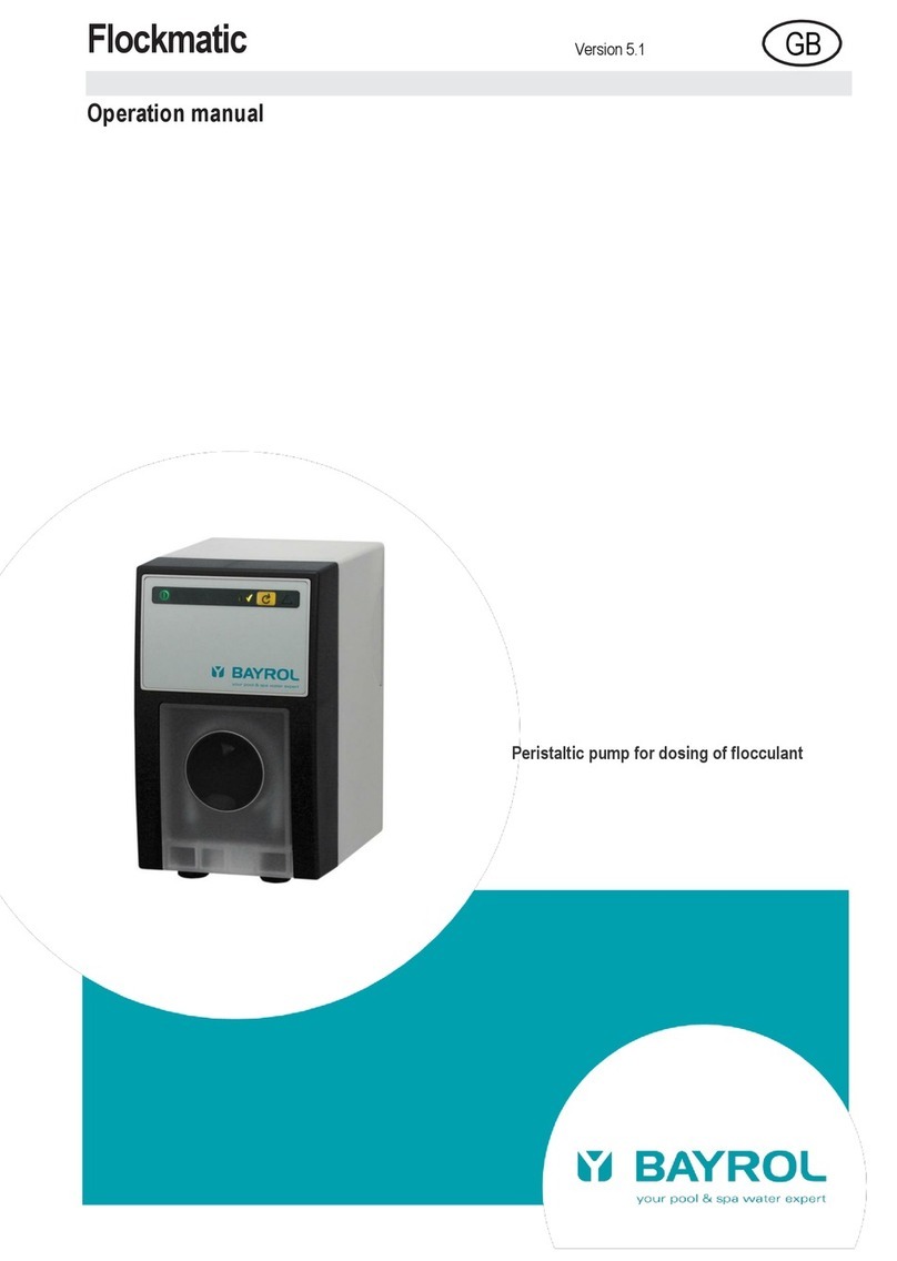 Bayrol Flockmatic Operation manual