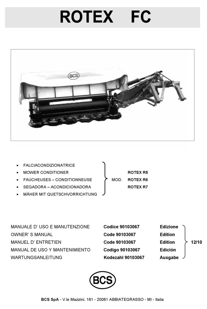 BCS ROTEX FC User manual