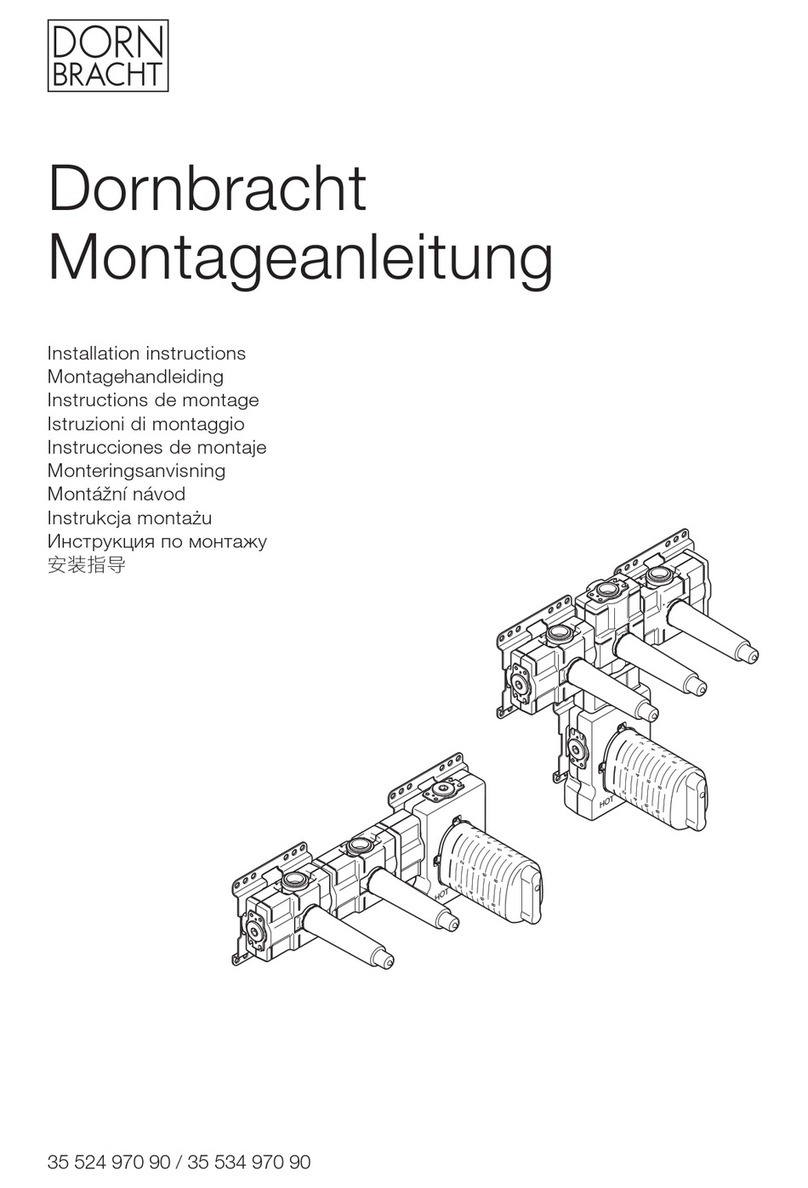 Dornbracht Xtool 35 524 970 90 installation instructions