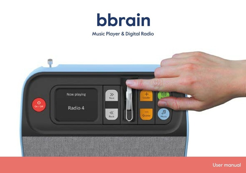 BBrain Music Player & Digital Radio user manual
