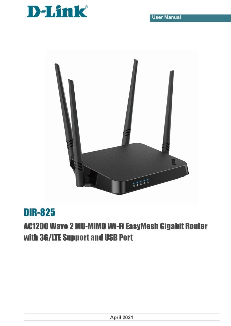 D-Link SharePort DIR-825 User manual D-Link SharePort DIR-825 User manual