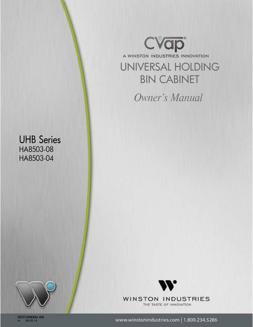 Winston Industries Cvap UHB Series User manual