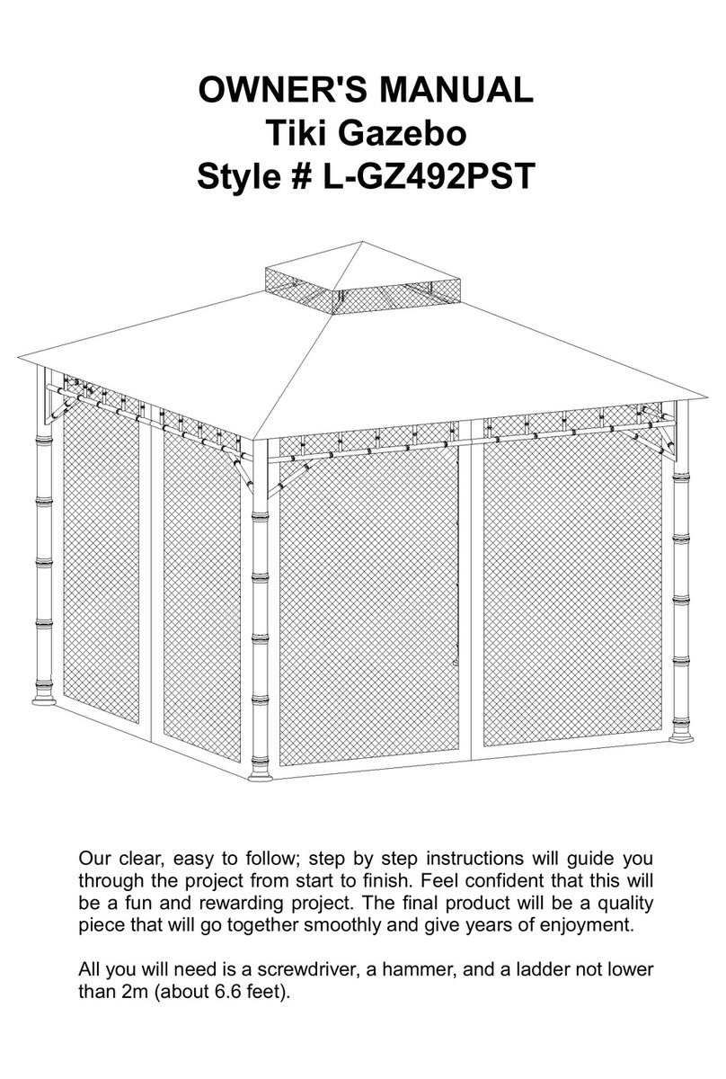 Sunjoy L-GZ492PST User manual Sunjoy L-GZ492PST User manual