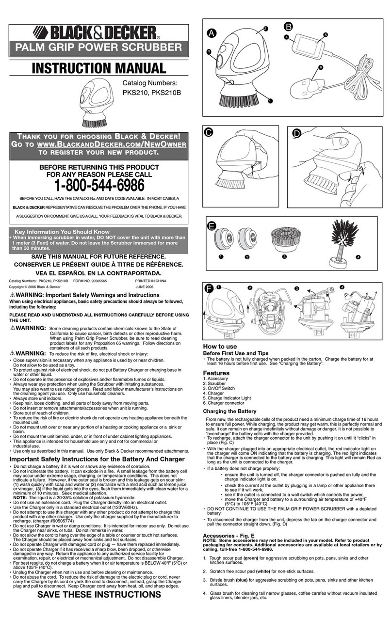 Black & Decker PKS210 User manual