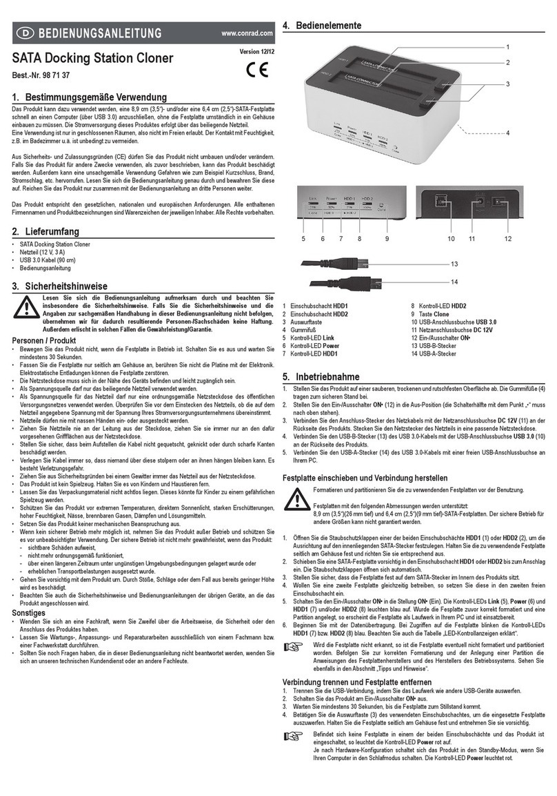 Conrad SATA operating instructions