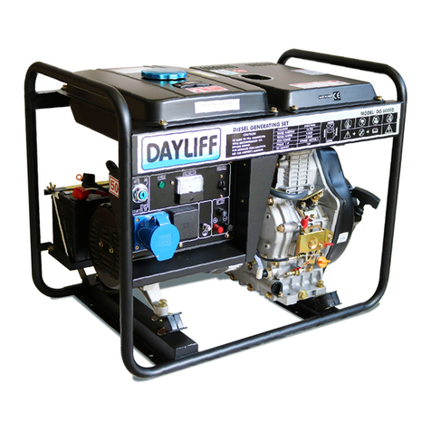 DAYLIFF DG3600D Installation & operating manual