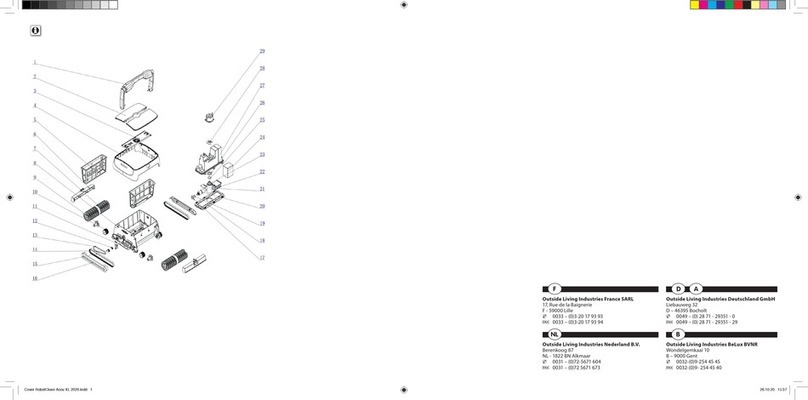 ubbink Robotclean Accu XL User manual