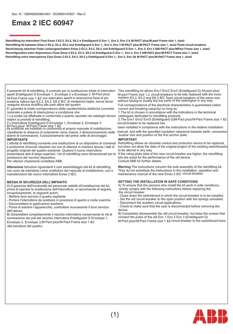 ABB Emax 2 IEC 60947 manual
