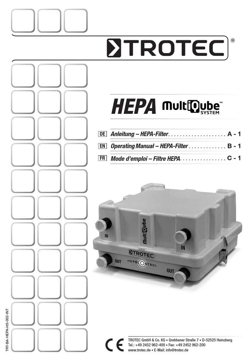 Trotec MultiiQube HEPA operating manual