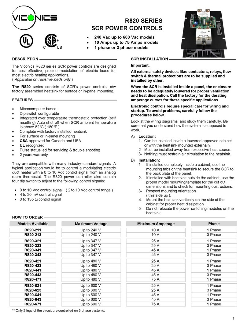 Viconics R820 Series manual