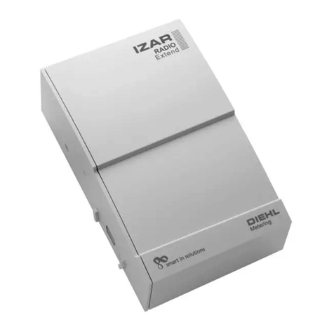 Diehl Metering IZAR RADIO Extend User manual