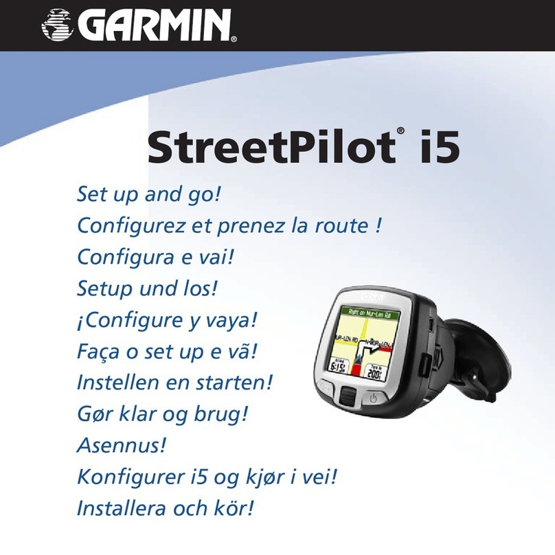 Garmin StreetPilot i5 User manual Garmin StreetPilot i5 User manual