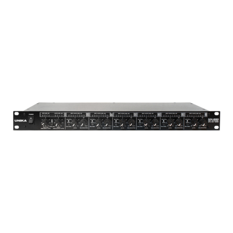 Unika MX-880 User manual