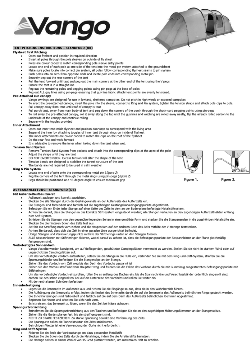 Vango STANDFORD 800 User manual