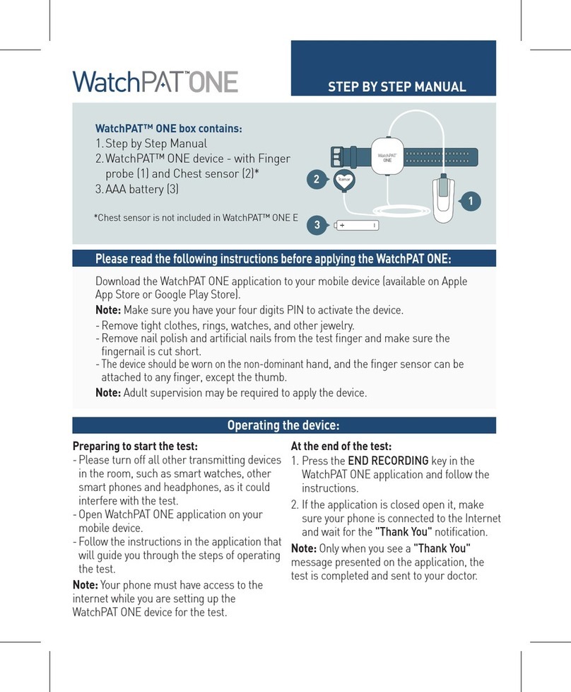 Itamar Medical WatchPAT Step-by-step manual