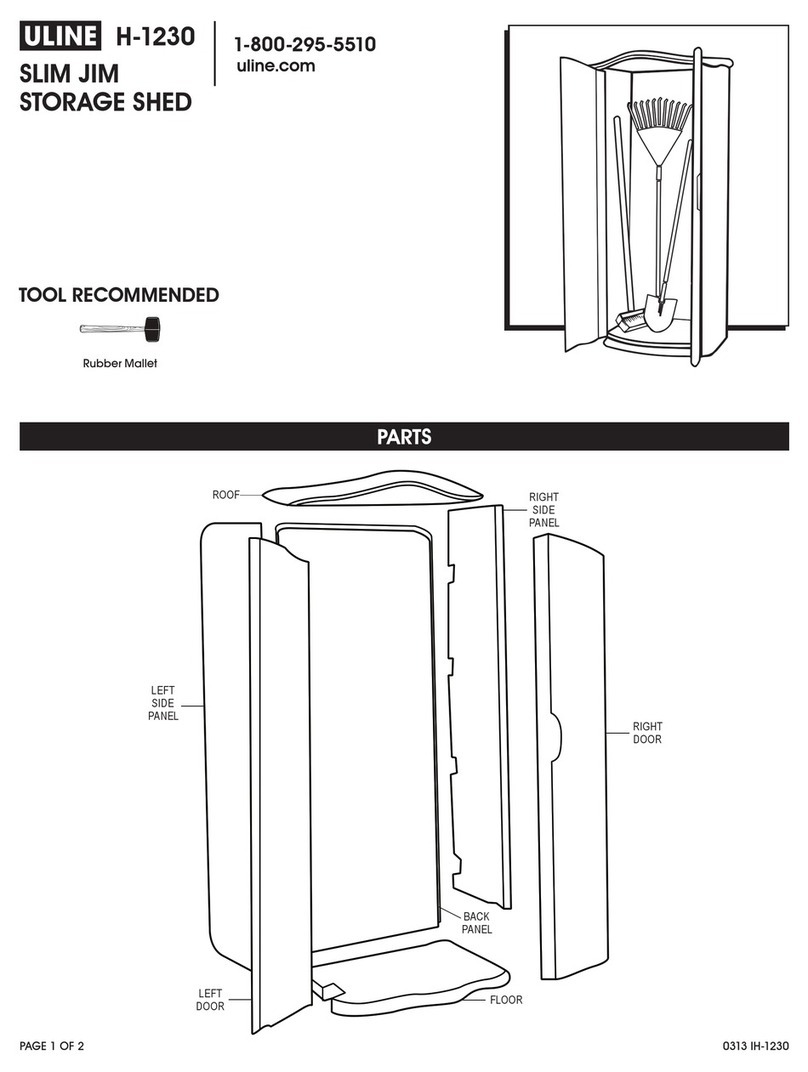 U-Line H-1230 User manual U-Line H-1230 User manual