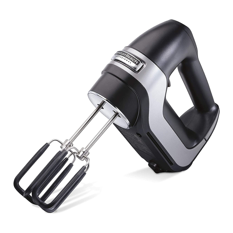 Hamilton Beach Professional M47 User manual