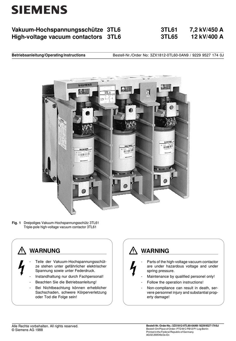 Siemens 3TL61 User manual