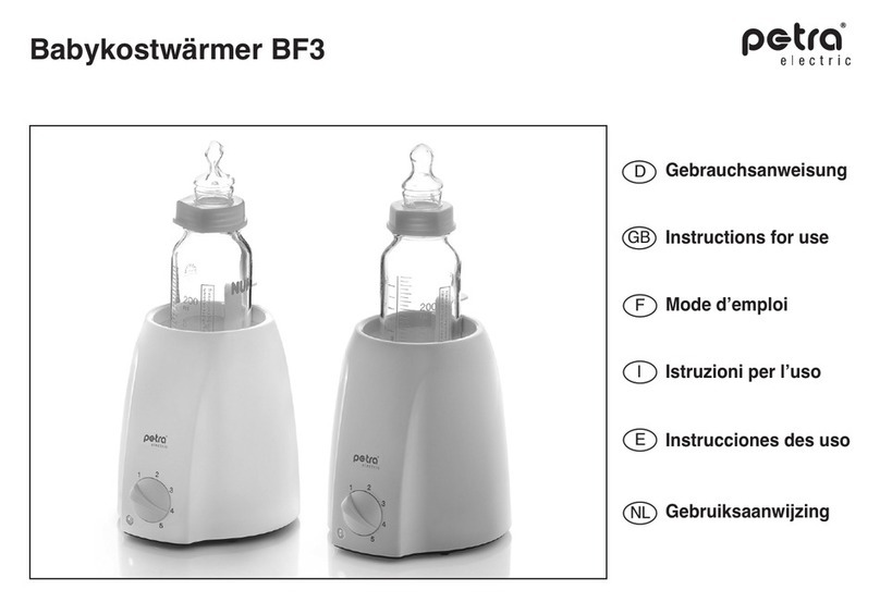 Petra electric BF3 Instructions for use